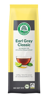 Lebensbaum Earl Grey Classic Schwarztee mit natürlichem Bergamotten- und Zitronenöl, harmonisch, aromatisch, 100 % biologisch, lose, 100 g