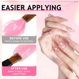 Polygel-Nagellösung, Polygel-Slip-Solution-Nagelset, Polygel-Flüssignagellösungen 75 ml, 5 Nagelspitzen-Clips, 3 Nagelbürsten, 1 Kristallbecher, 100 Reinigungsblätter