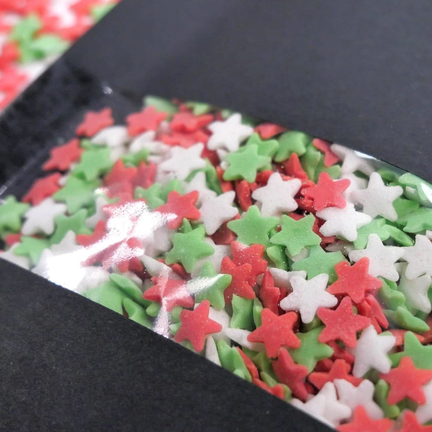 Sprinkle Hero, Weihnachtssterne, 40 Gramm Sprinkles Naty Shop