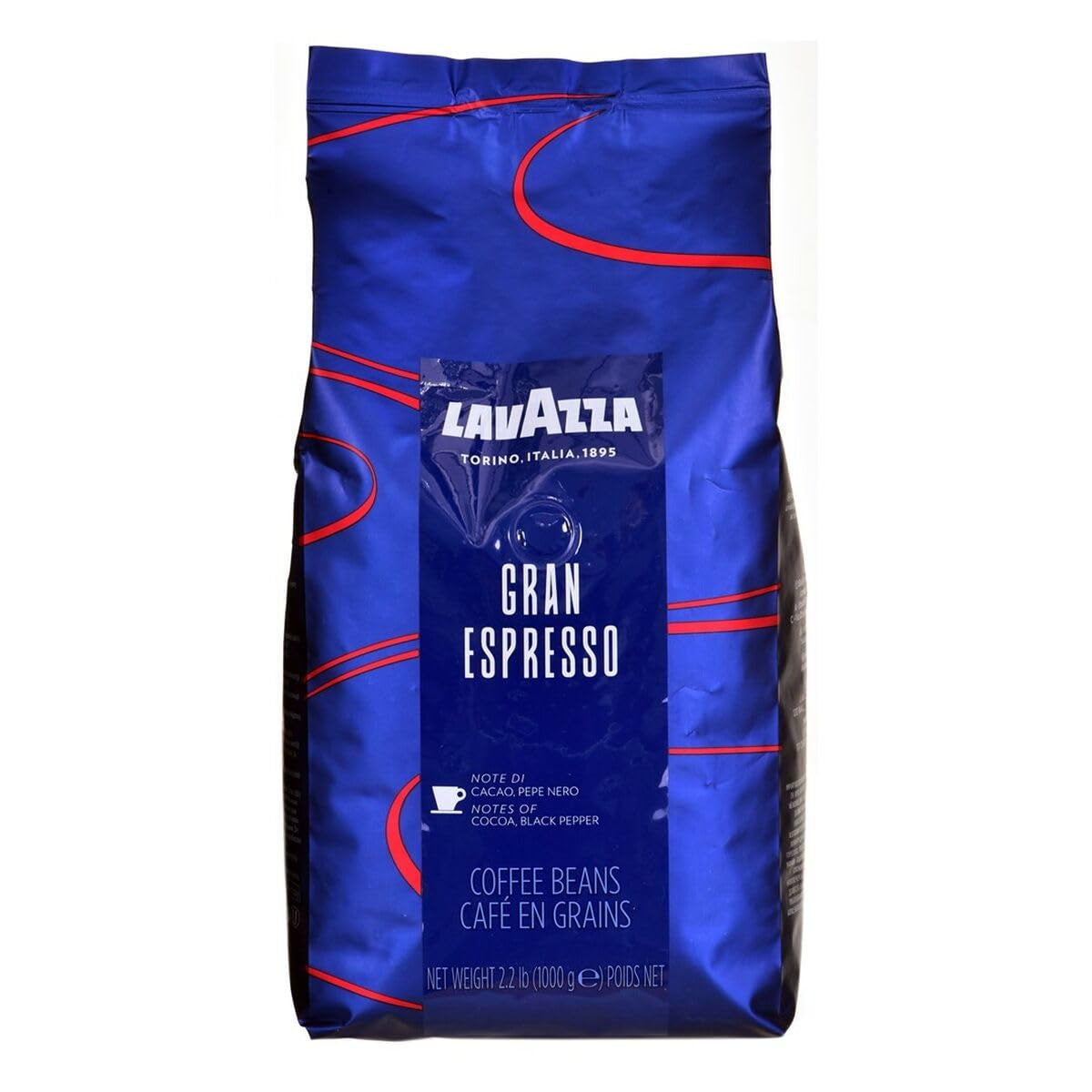 3 x Lavazza Grand Espresso Kaffee, ganze Bohnen, 1000g