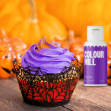 Color Mill Flüssiges Lebensmittelfarben-Set – 5 x 20 ml auf Ölbasis (Schwarz, Pink, Lila, Rot und Blau) – UV-beständig – perfekt zum Backen und als Belag für Kuchen, Muffins und Kuchendekorationen