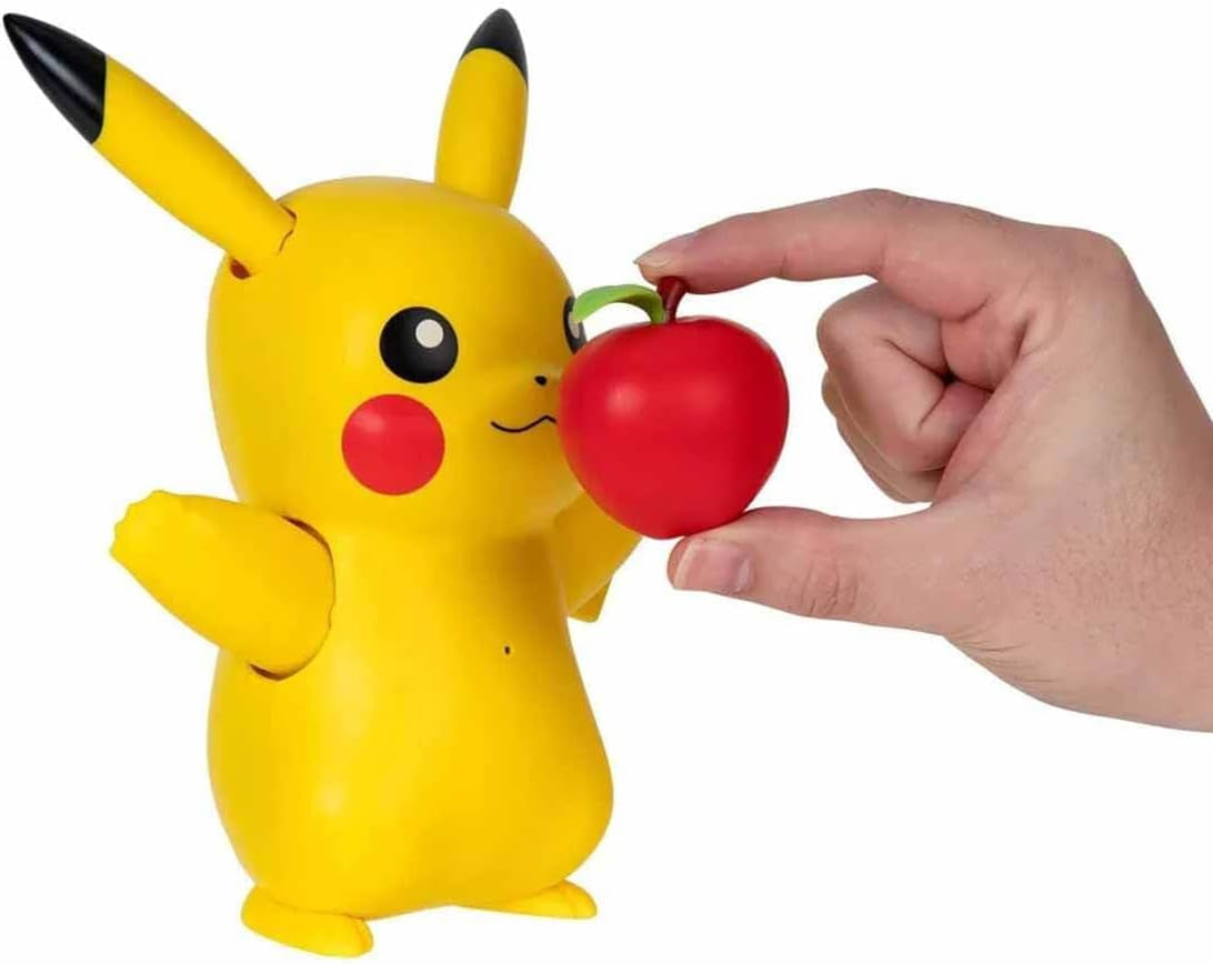 Pokémon PKW3330 – Deluxe My Partner Pikachu, offizielles Pikachu mit Licht, Sound und Bewegung. Actionfiguren Naty Shop