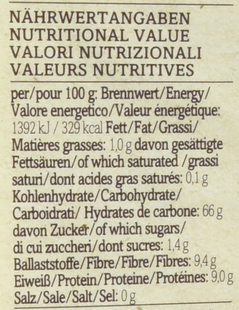 Verival Maisgrieß - Bio, 6er Pack (6 x 500 g Beutel) - Bio Cerealien Naty Shop