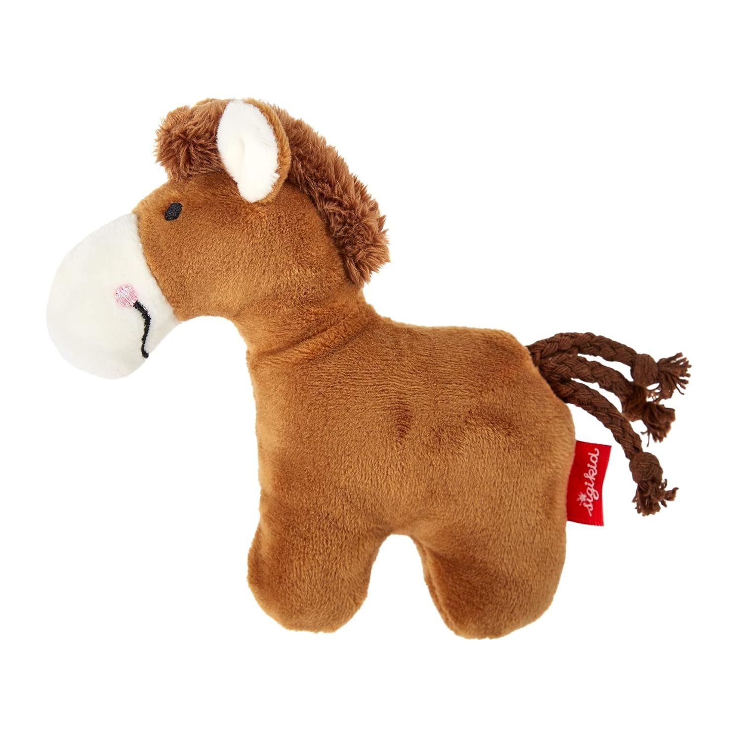 41174 Klapperschlange, rote Sterne, Babyspielzeug für Mädchen und Jungen, empfohlen ab der Geburt, braun & 41181 Schmetterlings-Fangspielzeug, rote Sterne, Babyspielzeug für Mädchen und Jungen, empfohlen ab der Geburt orange, Bebe Naty Shop Toys