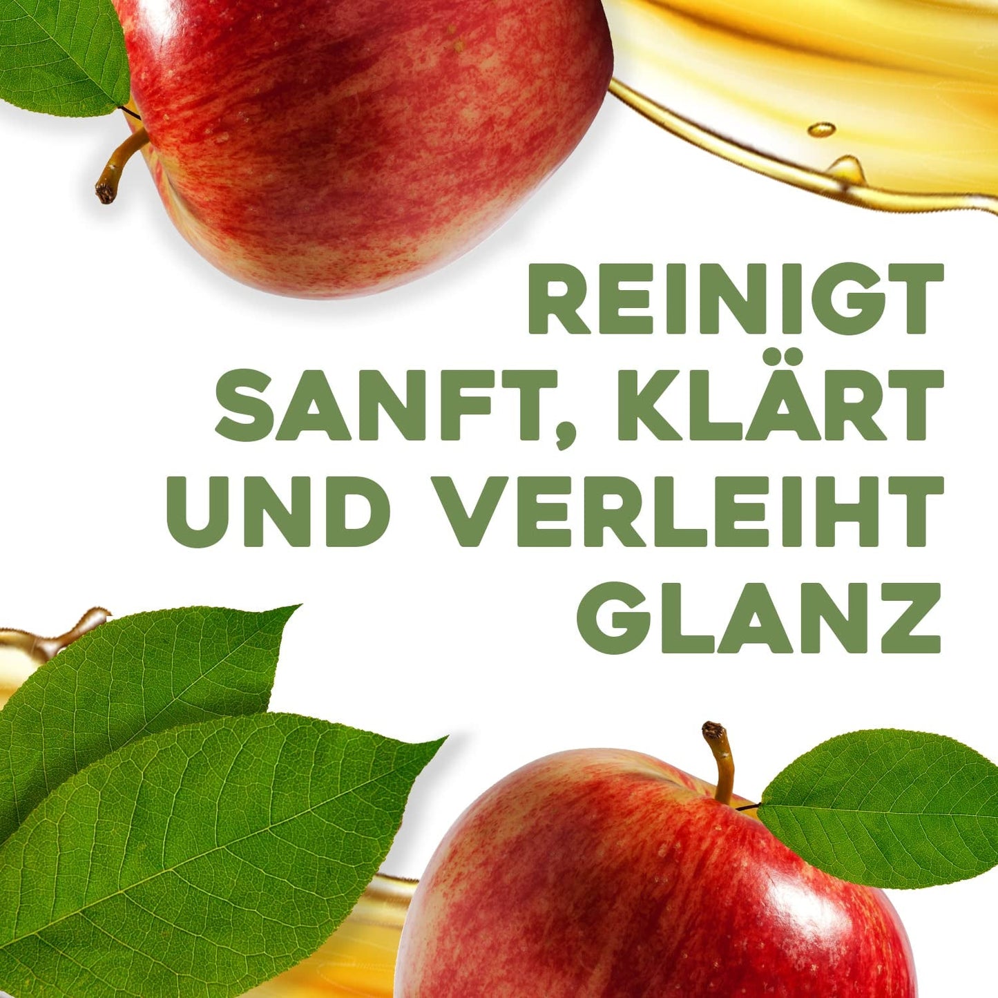 OGX Clarify & Shine Apfelessig-Shampoo, Apfelessig-Haarpflege, Dusche und Bad, Naty Shop