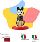 Klangfigur – Glücklich wachsen – Klanggeschichten und Märchen 4–6 Jahre, italienische Version, Lerninhaltsspielzeug für Jungen und Mädchen Bebe Toys Naty Shop