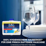 Finish Deep Machine Cleaner Citrus – flüssiger Maschinenreiniger gegen Kalk und Fett für eine saubere Spülmaschine – Naty Shop Sparpack
