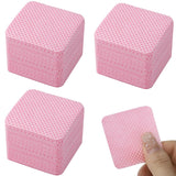 300 Stück Nagellackentferner Pads, Fusselfreie Nägel Wattepads Für Nägel Nagellackentferner Fusselfreie Nageltücher Reiniger Gelnägel - Rosa