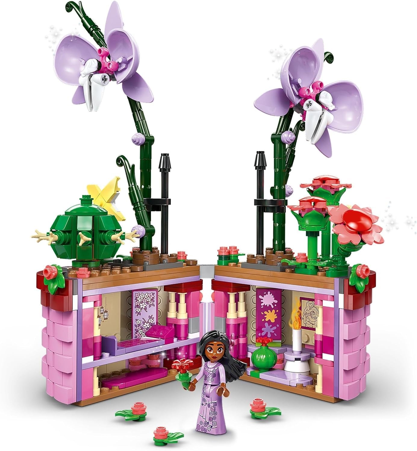 LEGO® Disney Encanto Isabellas Blumentopf, Kinder-Bauspielzeug Orchideen-Set, dekoratives Bauset mit Filmfigur-Minipuppe, Geschenkidee für Mädchen und Jungen ab 9 Jahren 43237 Bausets Beuche den LEGO-Store