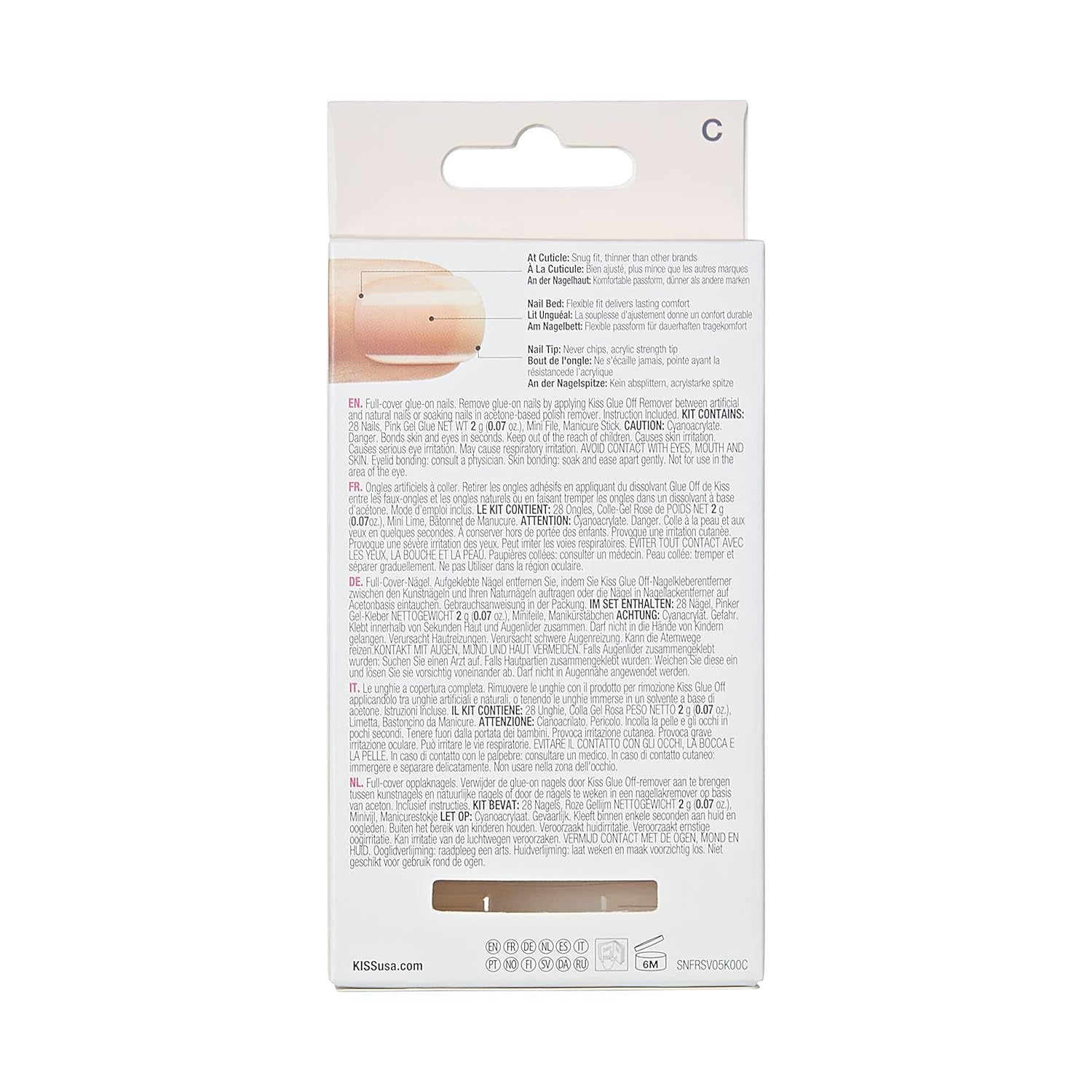 Kiss Nude Nails Amazing Nails (2er-Pack)