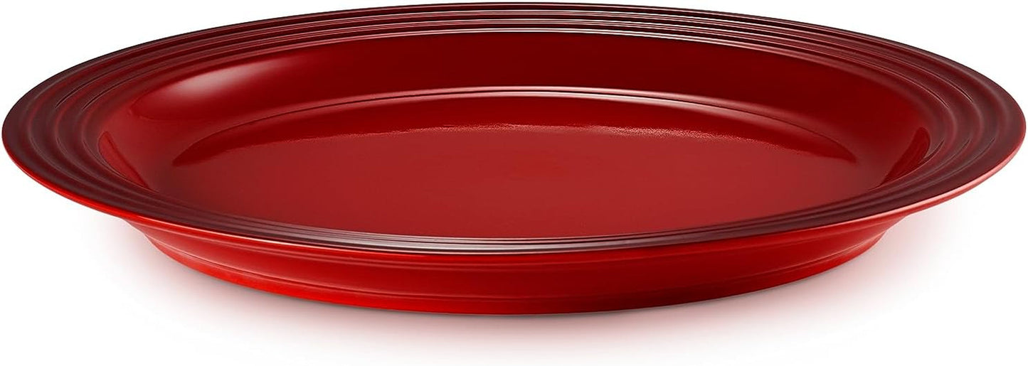 Le Creuset Steinzeug-Geschirrset, 12-teilig, Kirschrot, 79351000607081