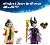 LEGO® Disney Villains The Dresses Of Maleficent And Cruella De Vil – Spielzeug für Jungen und Mädchen ab 9 Jahren – Inkl. 2 Minipuppen und 2 Tierfiguren – Geburtstagsgeschenk für Fans 43262 Bausets Besuchen Sie den LEGO-Store