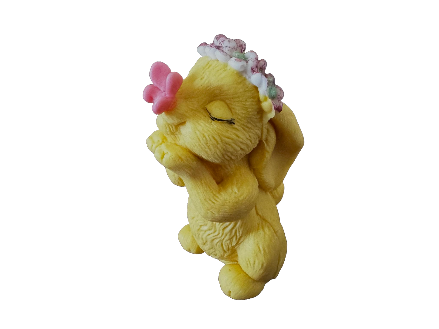 Essbare Dekoration aus Zuckerpaste, Hase mit Schmetterling. Dekorationen von Naty Shop Zuckerpaste