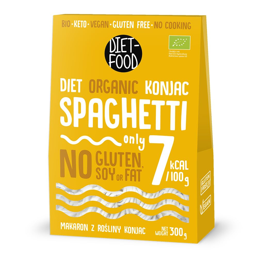 DIET-FOOD Bio-Shirataki-Konjac-Instantreis, kohlenhydratarm, kalorienarm, vegan, fettfrei, sojafrei, glutenfrei, Keto-freundlich, schlankmachend, 300 Gramm