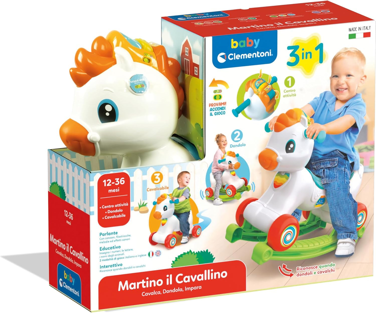 Clementoni – Erste Schritte, Mehrfarbig, 17854 Jucarii Bebe Naty Shop