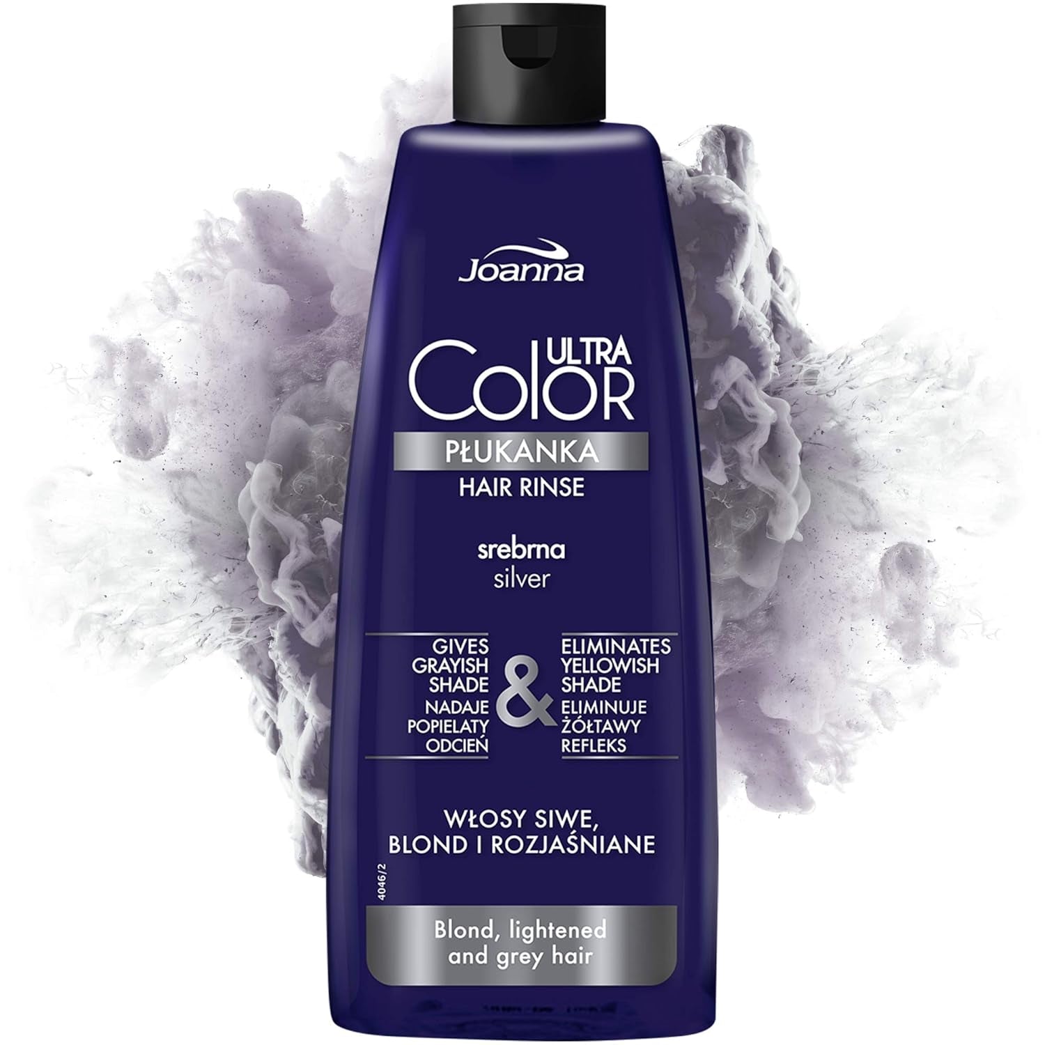Joanna Ultra Color – Rosa Farbspülung für blondes und helles Haar – Pastellrosa – Natürlicher Glanz – Entfernt den Gelbstich aus graublondem Haar – Temporäre Wirkung – 150 ml Naty Shop Haarfärbemittel Aschblonder Farbton 150 ml (1 Packung)