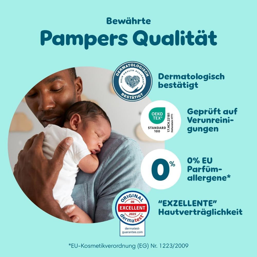 Pampers Premium Protection Pants Größe 5, 144 Windeln, 11 kg – 17 kg, mit 360°-Anpassung und weichen Anti-Leck-Bündchen für optimalen Komfort und Schutz