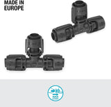 Gardena Micro-Drip-Bewässerungssystem T-Stück 13 mm (1/2 Zoll): Anschluss für 13 mm Zulaufrohre, T-Abzweig, automatische Bewässerung, wiederverwendbar (13201-20)