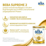 BEBA SUPREME 2 Folgemilch nach 6 Monaten, nur Laktose, palmölfrei, 6er Pack (6 x 800g) Naty Shop