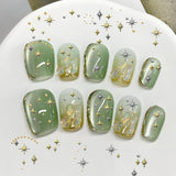 3400 Stück Goldene Und Silberne Sternperlen, Goldene Nagelanhänger, Zubehör Für Nagelschmuck, Schöne Sternnagelanhänger Für Nägel,Nail Art Rhinestones