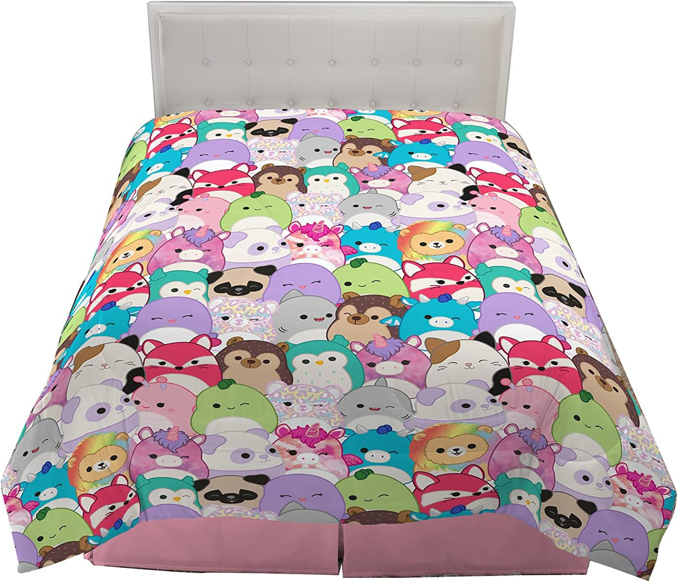 Franco Squishmallows-Bettwäsche, weiche Mikrofaser, für Doppelbetten, Bettdecken und Bettdecken, Naty Shop, volle Decke, volle Decke