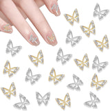 20 Stück Glitzer-Schmetterlings-Nagelanhänger, Nagelkunst-Strasssteine, Nagelsteine, Schmetterlings-Nagelkunst, Strasssteine, Valentinstag-Nagelanhänger, DIY-Handyhüllen-Dekoration
