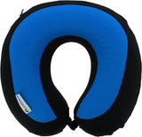 Kine Travel 169803 Gel-Nackenkissen Physiogeprüftes ergonomisches Reisekissen Schwarz & Blau Reisekissen Naty Shop Standardtitel