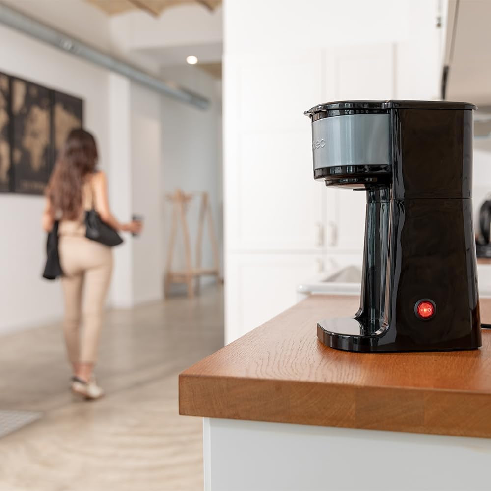 Cecotec Coffee 66 Drop & Go Espressomaschine mit Thermokaraffe, 700 W, Fassungsvermögen 420 ml, versiegelter Auslauf, Permanent- oder Papierfilter, automatische Abschaltfunktion, Behälter mit Fenster