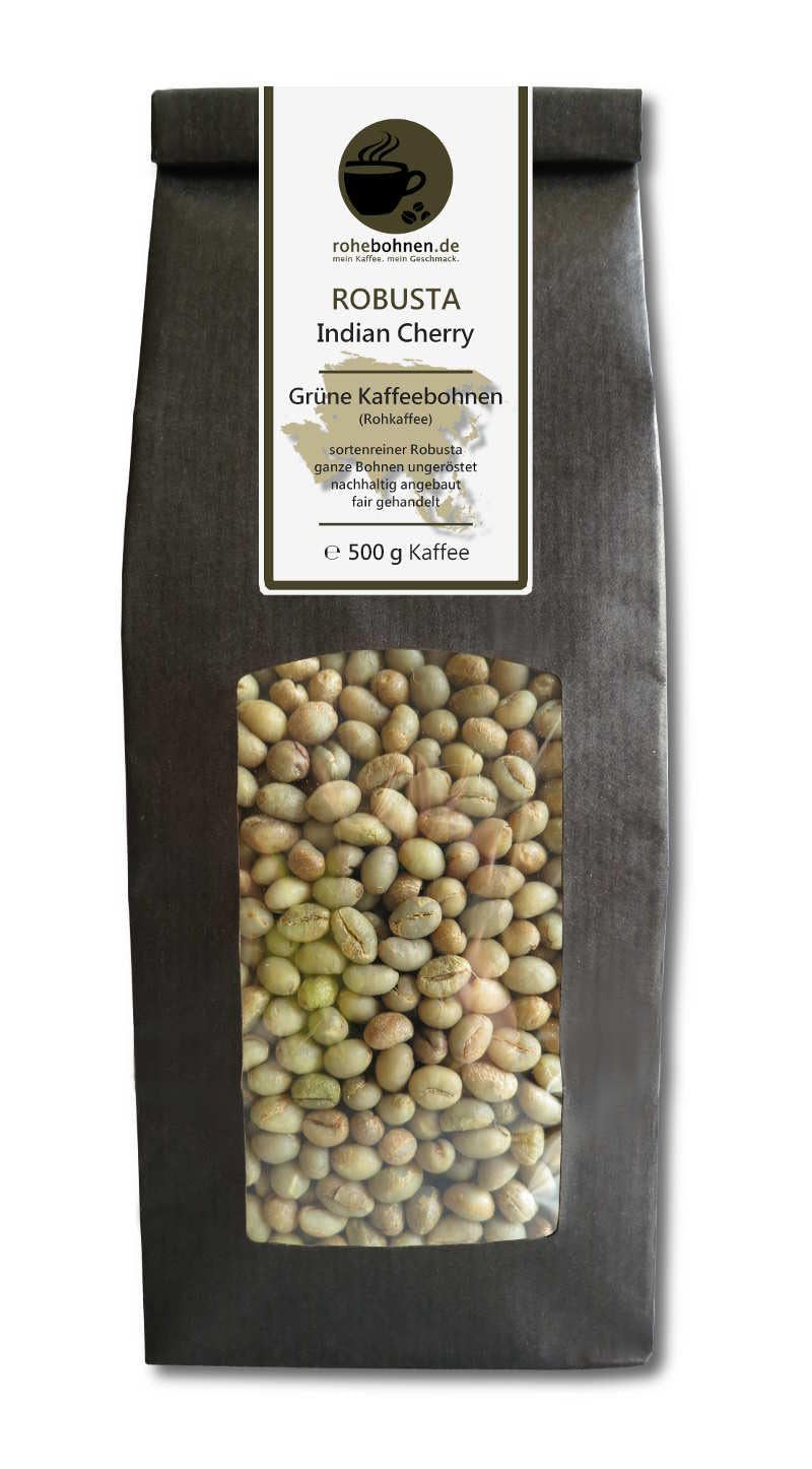 Rohkaffee - Rohkaffee Kenia, Indien, Brasilien (reduzierte Packung grüne Kaffeebohnen 3x500g) - GMP-Zertifikat