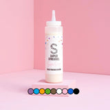 Super Drip Black Cake Glaze Cake Melts Schokolade 300 Gramm Glasuren und Dekor Naty Shop Weiß
