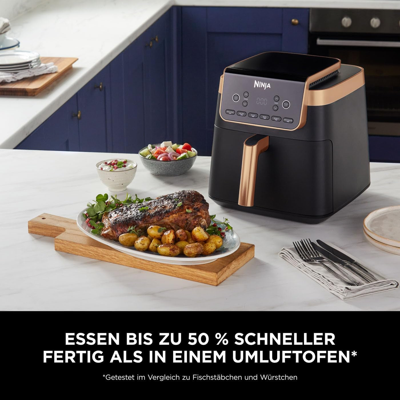 Ninja Heißluftfritteuse MAX PRO AF180EUCP, 6,2 Liter, ölfrei Naty Shop Appliances