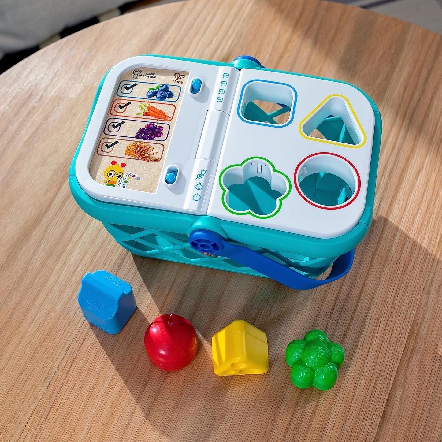 Baby Einstein + Hape Magic Touch Register Spielzeug zum Auschecken mit echten Geräuschen und Musik, ab 9 Monaten Bebe Toys Naty Shop