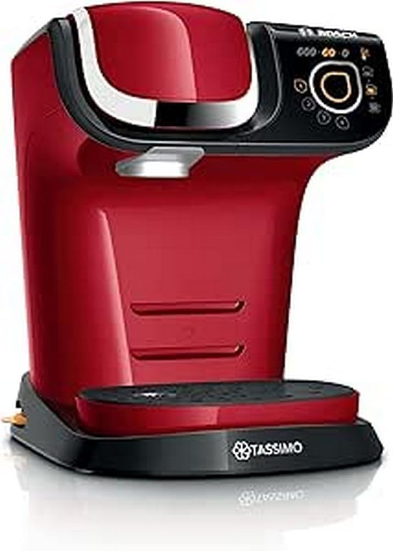 Tassimo My Way Espressomaschine mit 2 Kapseln TAS6502 mit Wasserfilter, 70+ Getränke, Getränkeanpassung, Kaffeevielfalt, einfaches Brühen, 1500 W, Schwarz