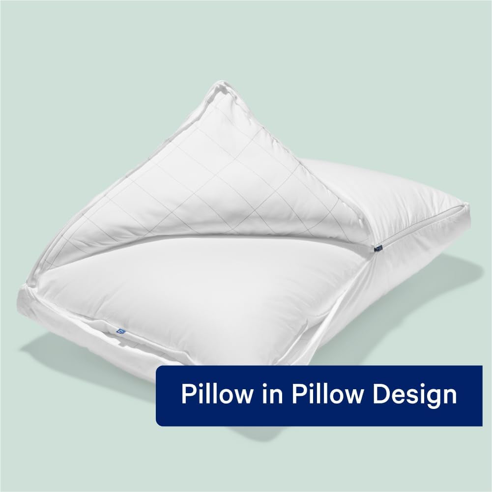 Casper Sleep Original Schlafkissen, King Size, weiß Naty Shop Standardkissen