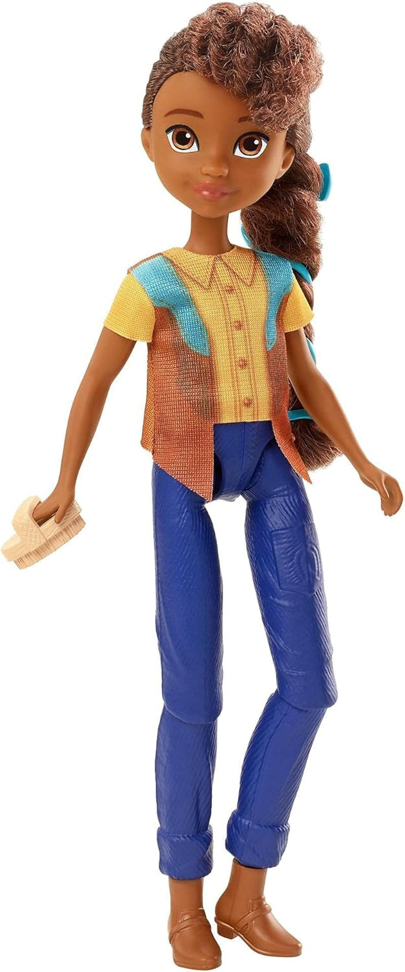 Dreamworks Spirit GXF18 – Spirit – freie und ungezähmte, modische, lustige Pru-Puppe (18 cm), 2 modische Outfits und Accessoires, 7 bewegliche Gelenke, tolles Geschenk für Kinder ab 3 Jahren
