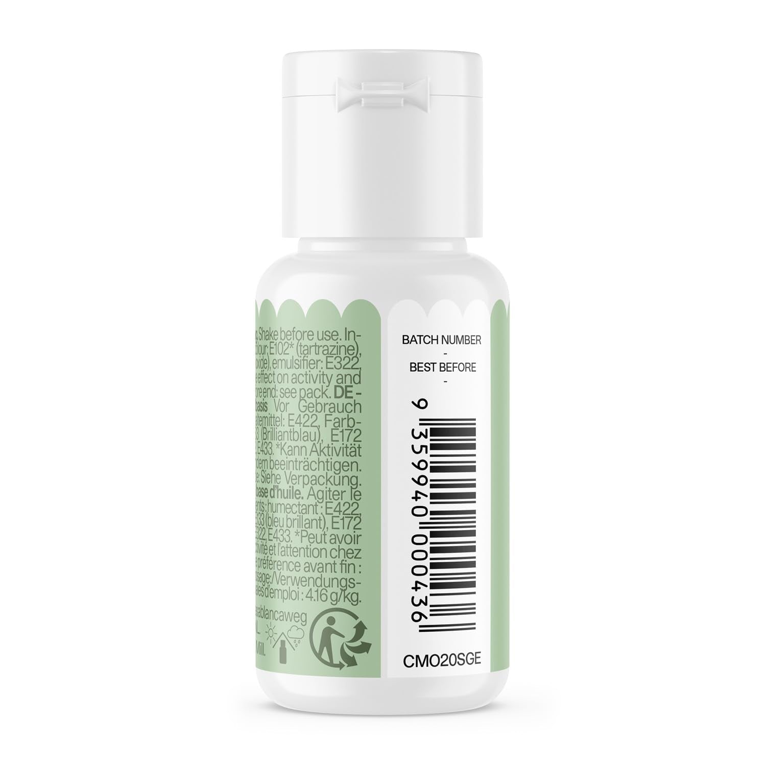 Color Mill Lebensmittelfarbe auf Salbeiölbasis – Lebensmittelfarbe für Schokolade, Fondant, Muffins, Kuchen, Backen, Makronen – Lebensmittelfarbe zum Dekorieren von Kuchen – 100 ml