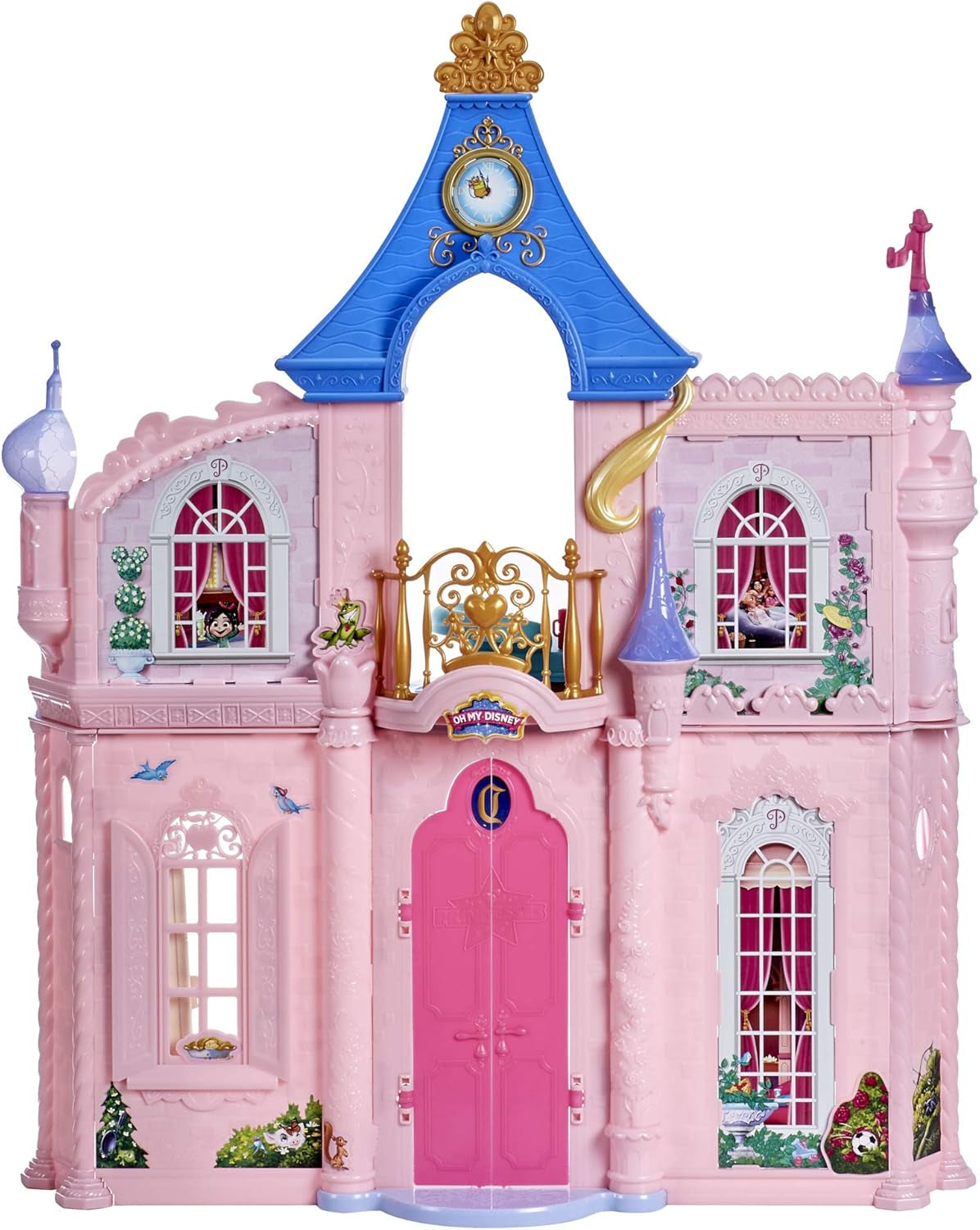 Disney Princess Castle Comfy Squad Puppenhaus mit 6 Möbelstücken und 16 Zubehörteilen Spielzeug für 5-jährige Mädchen Puppenhäuser Naty Shop