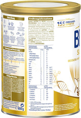 BEBA SUPREME JUNIOR 1 Plus – Getränk für Kinder ab 1 Jahr, mit Komplex 6 HMO, laktosefrei, palmölfrei, fischölfrei, Nahrung für Kleinkinder, Babymilchpulver, 6er Pack (6 x 800g)