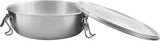 Tatonka Futternapf – Lebensmittelbehälter/Schüssel aus Edelstahl – mit Deckel, Befestigungsklammern und Volumenskala – 0,5 l/0,75 l/1 l Volumen. Frischhalteboxen von Naty Shop, 1,0 Liter