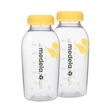 Medela Babyflaschen zur Aufbewahrung von Muttermilch | BPA-frei | Packung mit 2 × 250 ml Babynahrung und Stillzubehör Naty Shop