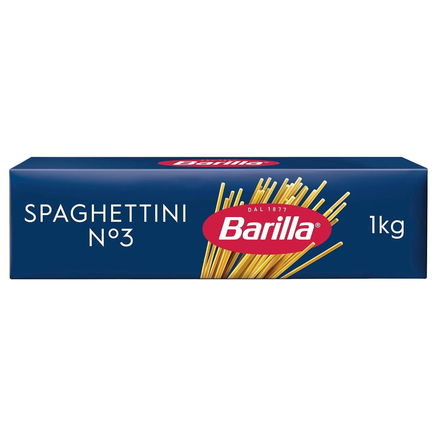 Barilla Pasta Klassische Spaghetti n.5 aus hochwertigen Hartweizen immer al dente, (1 x 500 g), geschmacksneutral