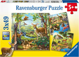 Ravensburger Puzzle für Kinder – 09265 Wald/Zoo/Haustiere – Puzzle für Kinder ab 5 Jahren, mit 3 x 49 Teilen. Puzzle Naty Shop Standardtitel