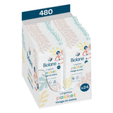 BIOLANE – Baby-Feuchttücher für Gesicht und Hände – 6er-Pack – 384 Tücher (6 x 64 cm) – reinigt und schützt – Toilettenartikel – hypoallergen – für empfindliche Haut – 97 % natürliche Inhaltsstoffe – hergestellt