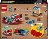LEGO Star Wars: Die Abenteuer der jungen Jedi-Ritter Crimson Firehawk, Kinder-Starterset mit baubarem Raumschiff, Speeder-Bike und 3 Figuren, Geschenk für Jungen und Mädchen ab 4 Jahren 75384 Bausets Besuchen Sie den LEGO-Store