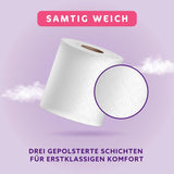 By Amazon Toilettenpapier, 3-lagig gesteppt, samtig weich, 36 Rollen (9 Rollen, 4er-Pack), 200 Blatt pro Rolle, FSC-zertifiziert