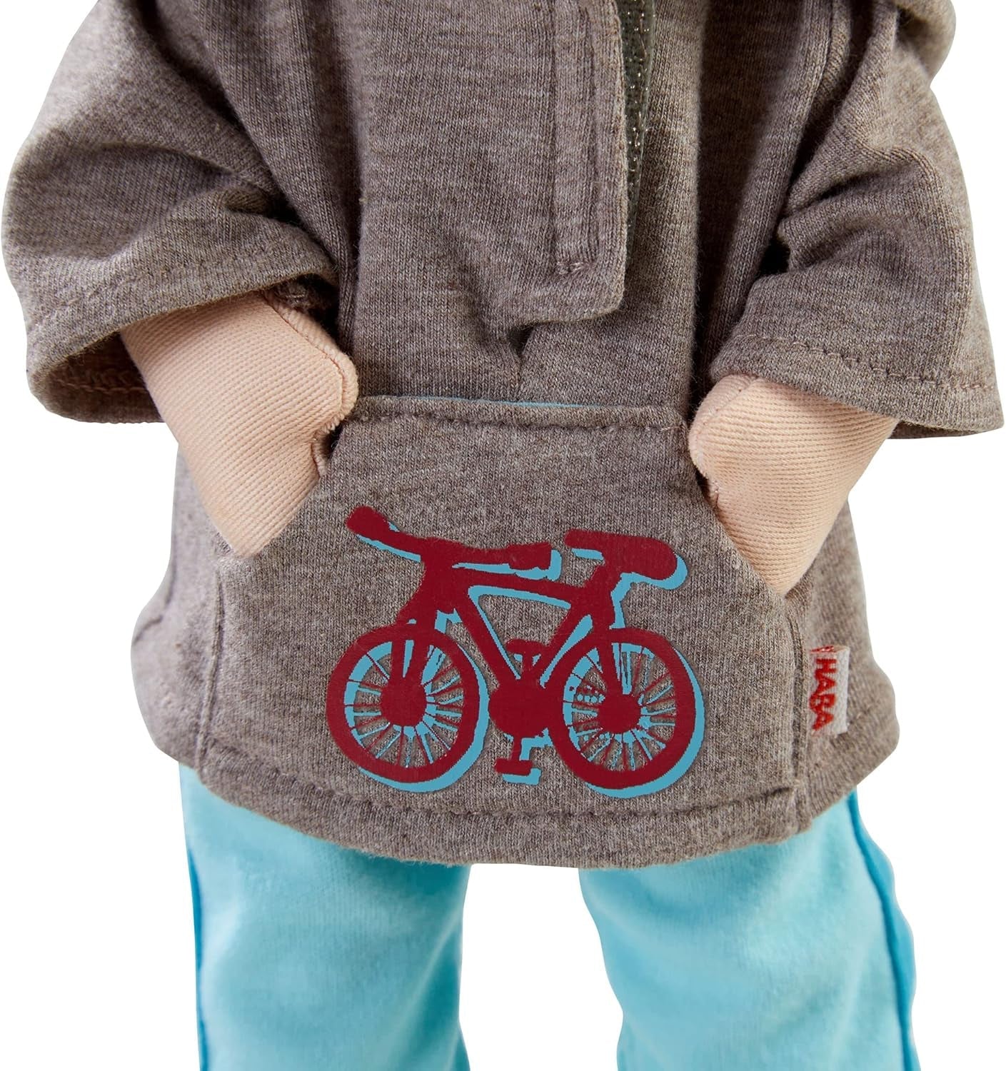 HABA Lian Puppe – Weiche Stoffpuppe 30 cm, ideal für Babys und Kleinkinder, waschbar und leicht an- und auszuziehen, ab 18 Monaten – 1302109001