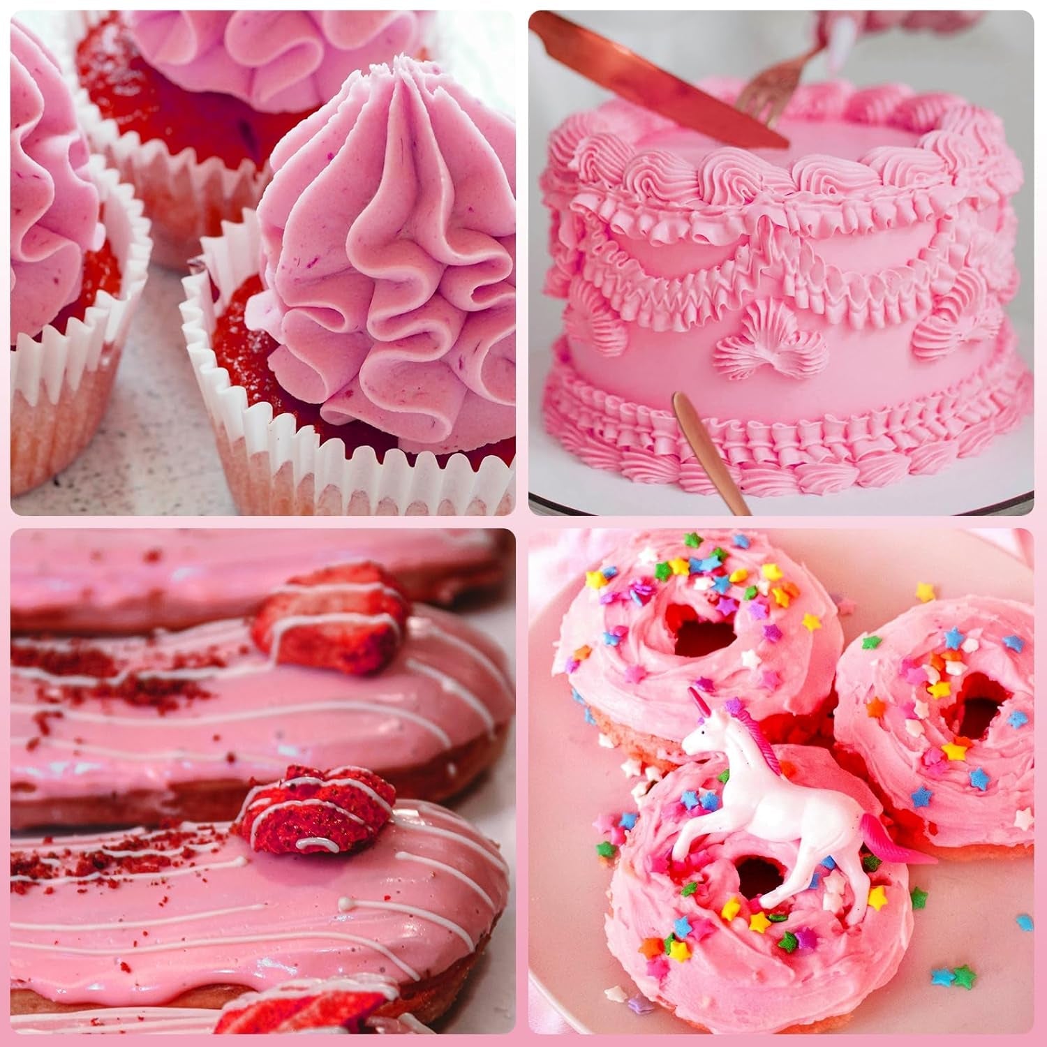 Ölmischung, rosa Lebensmittelfarbe auf Ölbasis, hochkonzentriert, für Schokolade, Fondant, Kekse, Kuchenbacken, Macarons, DIY-Kuchendekoration, Teigbelag – 20 ml