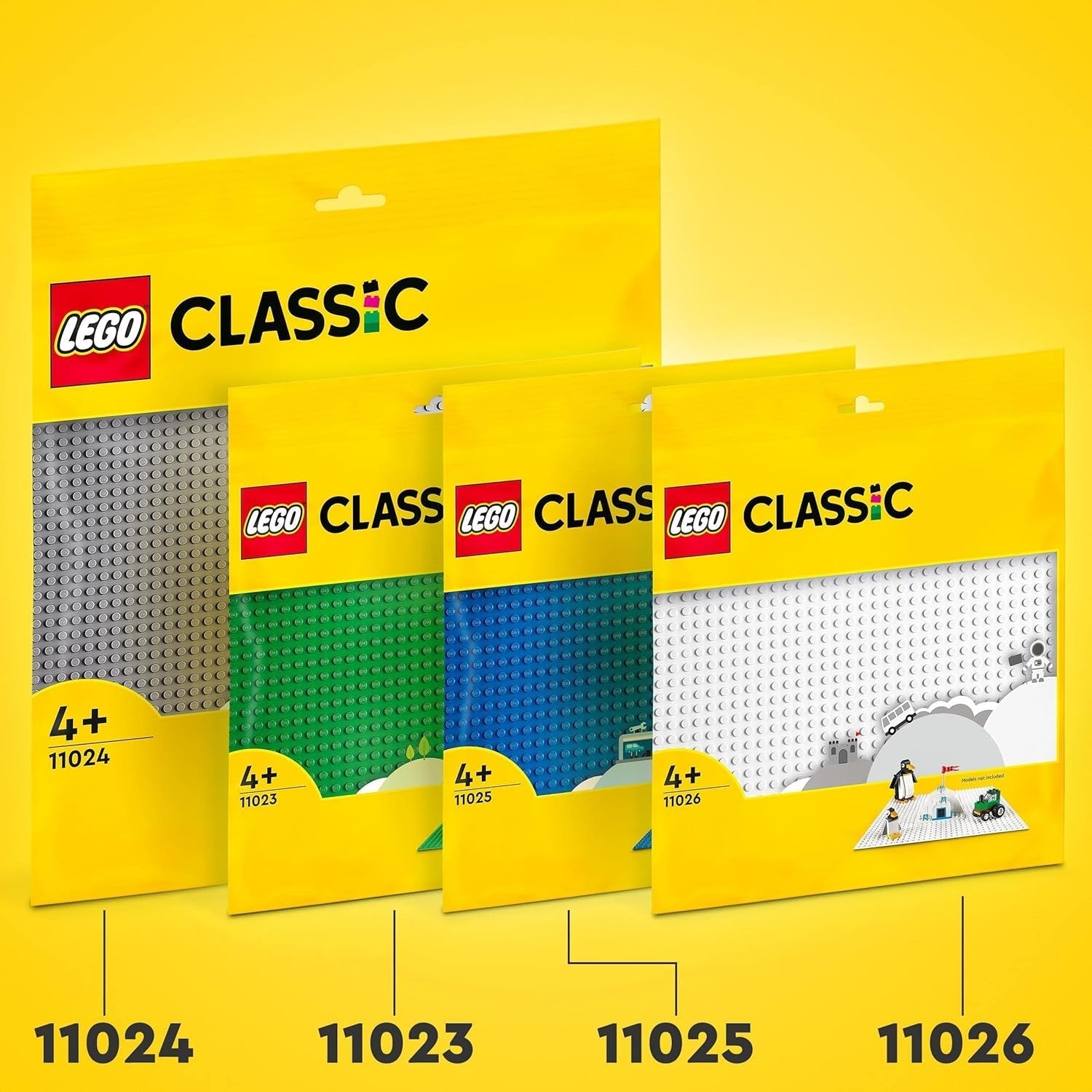 LEGO 11023 Grüne klassische Bauplatte, quadratische Grundplatte mit 32X32 Aussparungen als Basis für Bau- und andere LEGO-Sets. Bausets Besuchen Sie den LEGO-Store
