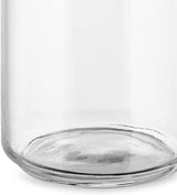 Alessi „Gianni“ Küchenglas aus Glas mit versiegeltem Deckel, thermoplastisches Harz, schwarz, 27,5 x 13,5 x 28 cm. Aufbewahrungsboxen für Lebensmittel, Naty Shop