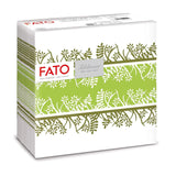 Fato - Trockenpapierservietten, Airlaid, Textileffekt, Packung mit 50 Servietten, 40X40 gefaltet im 4er-Format, Tropicana Decor